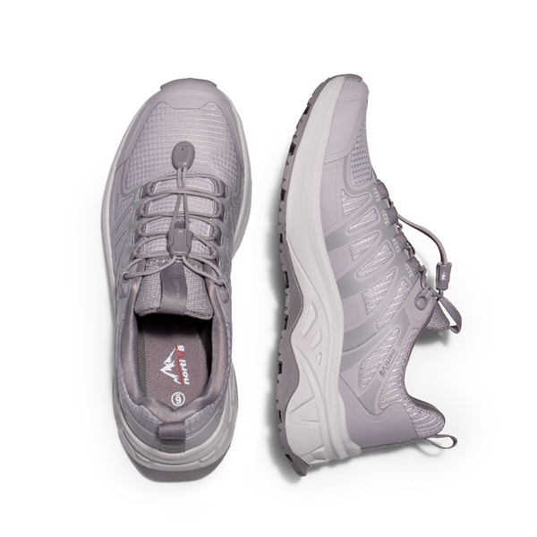 Women's Non-Slip Lightweight Hiking Shoes - LIGHT PURPLE - 4